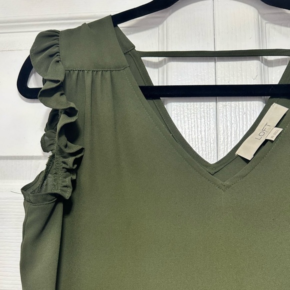 Loft Ruffle Sleeve Top - Picture 2 of 9